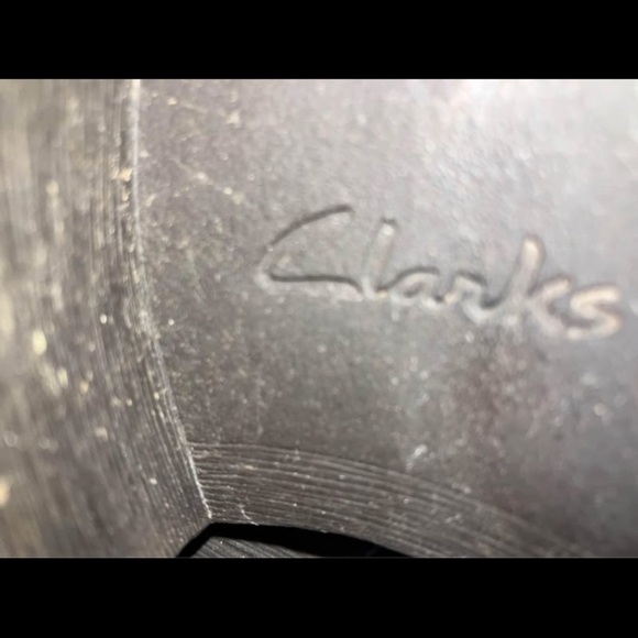 Women’s 7 Clarks slate :brownish grey Leather Bootsside zip - Picture 4 of 11